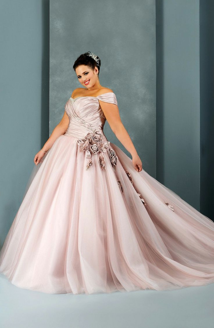 Wedding Gowns With Color
 Plus size wedding gowns with color curvyoutfits