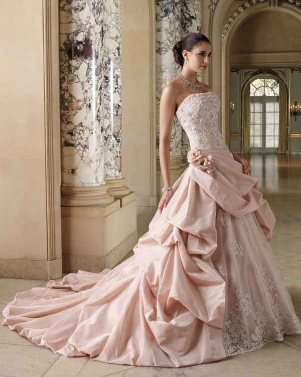 Wedding Gowns With Color
 Meaning of the Colored Wedding Dresses