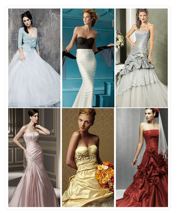 Wedding Gowns With Color
 Wedding Dress Color of Your Wedding Dress