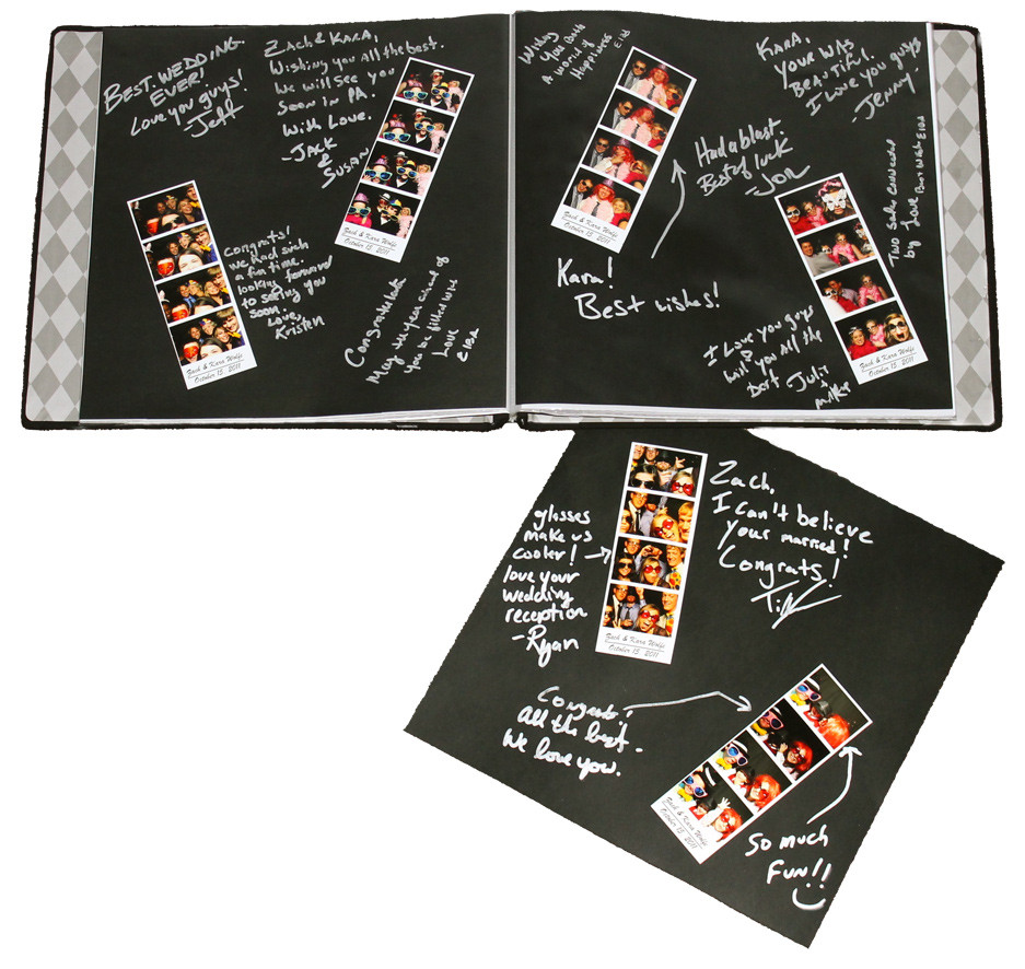 Wedding Guest Book For Photo Booth
 Creative Guest book Ideas Chicago Wedding Blog