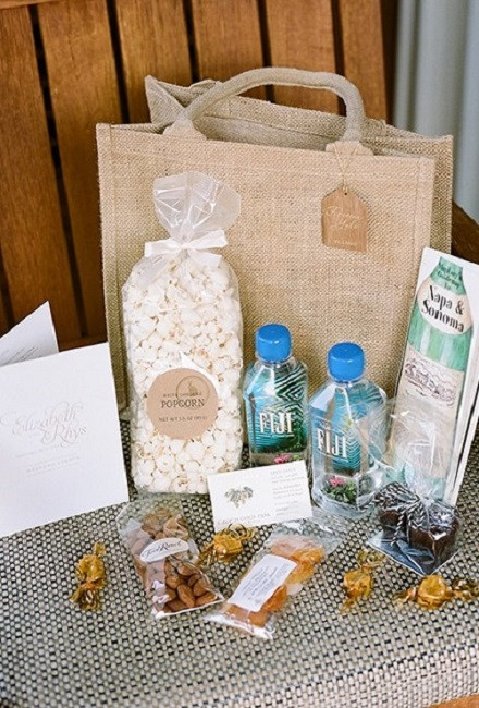 Wedding Guest Gift Bag Ideas
 Wedding Wel e Bags Your Out of Town Guests Will Love
