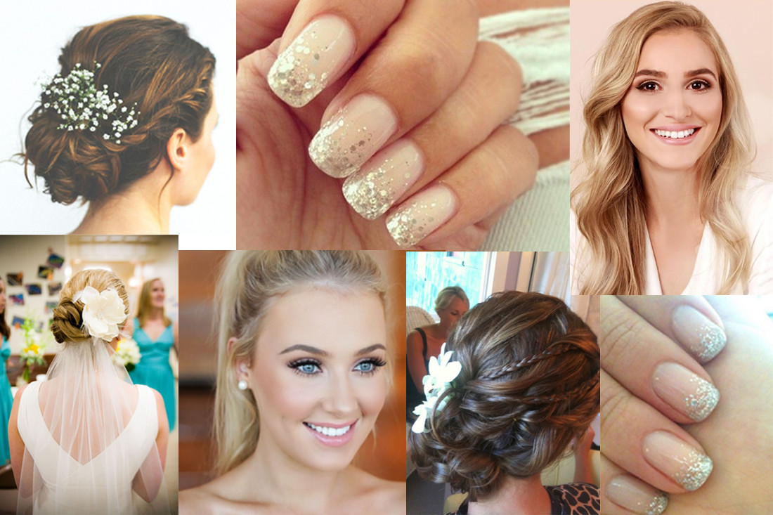 Wedding Hair And Nails
 Wedding Pinspiration Hair Makeup and Nails