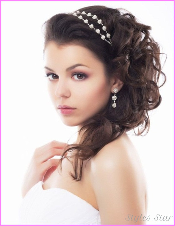 Wedding Hairstyles For Medium Length Hair Down
 Bridal Hairstyles Medium Length Hair Down Star Styles
