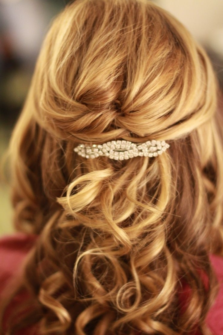 Wedding Hairstyles For Medium Length Hair Down
 15 of Half Up Half Down Wedding Hairstyles For