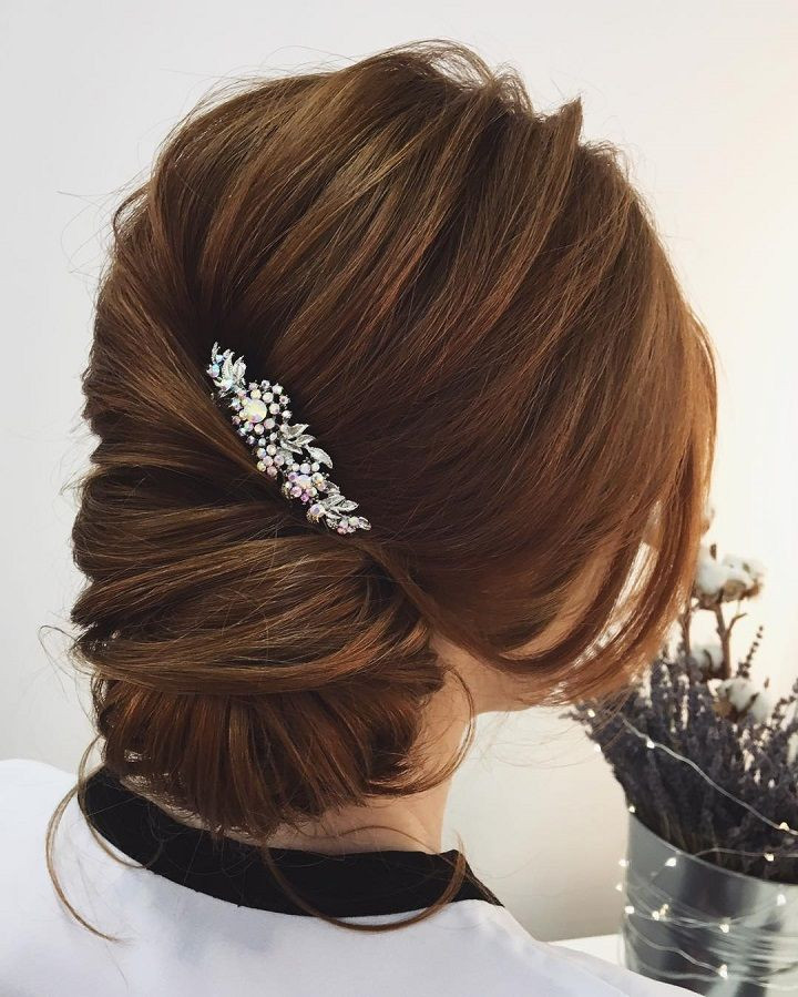 Wedding Hairstyles Low Buns
 This low bun twist updo hairstyle perfect for any wedding