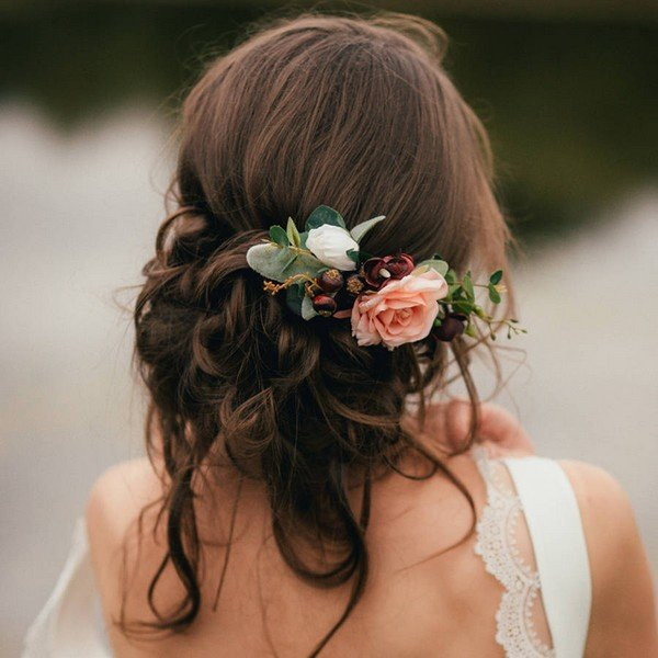Wedding Hairstyles With Flower
 18 Trending Wedding Hairstyles with Flowers Page 3 of 3