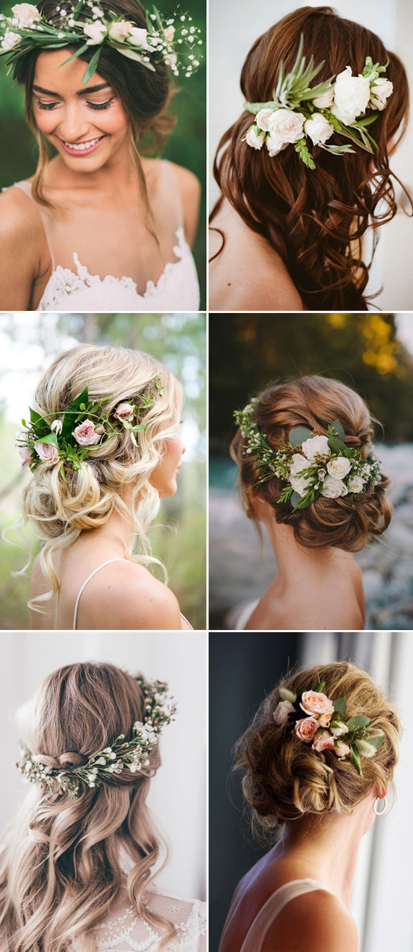 Wedding Hairstyles With Flower
 2017 New Wedding Hairstyles for Brides and Flower Girls