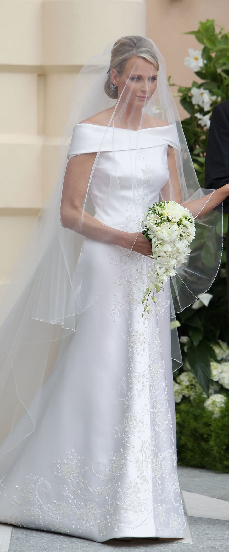 Wedding Look
 Charlene Wittstock and Prince Albert Are Married