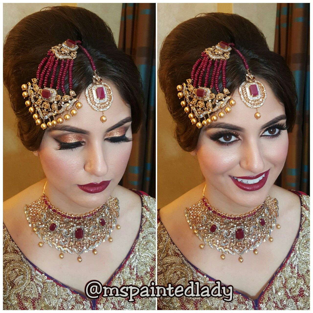Wedding Makeup Artist Dallas
 desi bridal makeup and hair Dallas Indian Bride by Ms