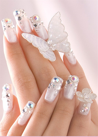 Wedding Nails For Bride
 Women Fashin Update Bridal Nail Polish Styles