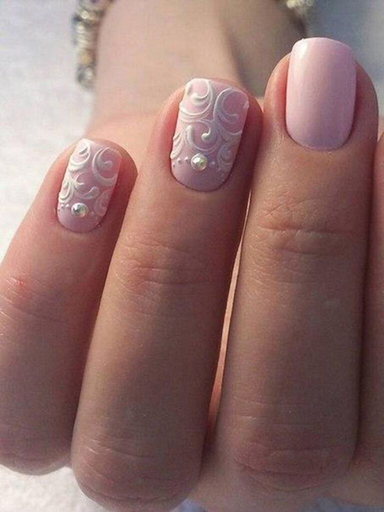 Wedding Nails Pictures
 Wedding Nail Art Manicure Ideas From Pinterest