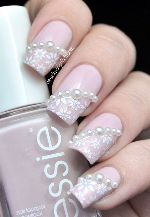 Wedding Nails Pictures
 40 Amazing Bridal Wedding Nail Art for Your Special Day