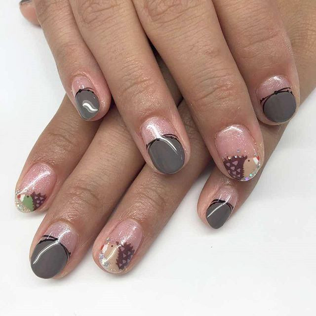 Wedding Nails Porcupine
 Freehand The Nail Artelier