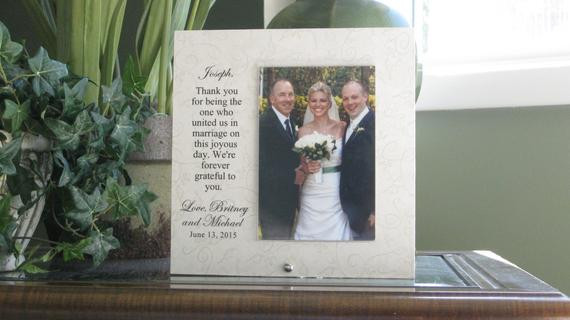 Wedding Officiant Gift Ideas
 WEDDING OFFICIANT GIFT wedding officiant frame wedding
