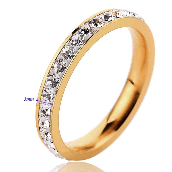 Wedding Ring Sale
 Wedding Jewelry Engagement Rings Hot Sale Lady Gold Color