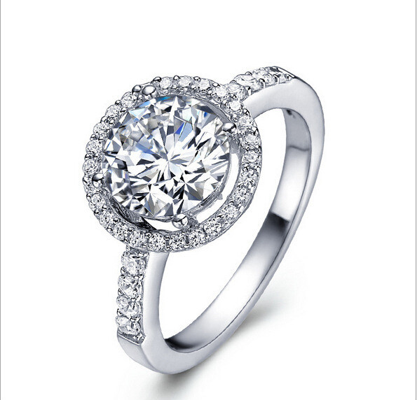 Wedding Ring Sale
 2015 hot sale 925 Sterling Silver Rings CZ Diamond for