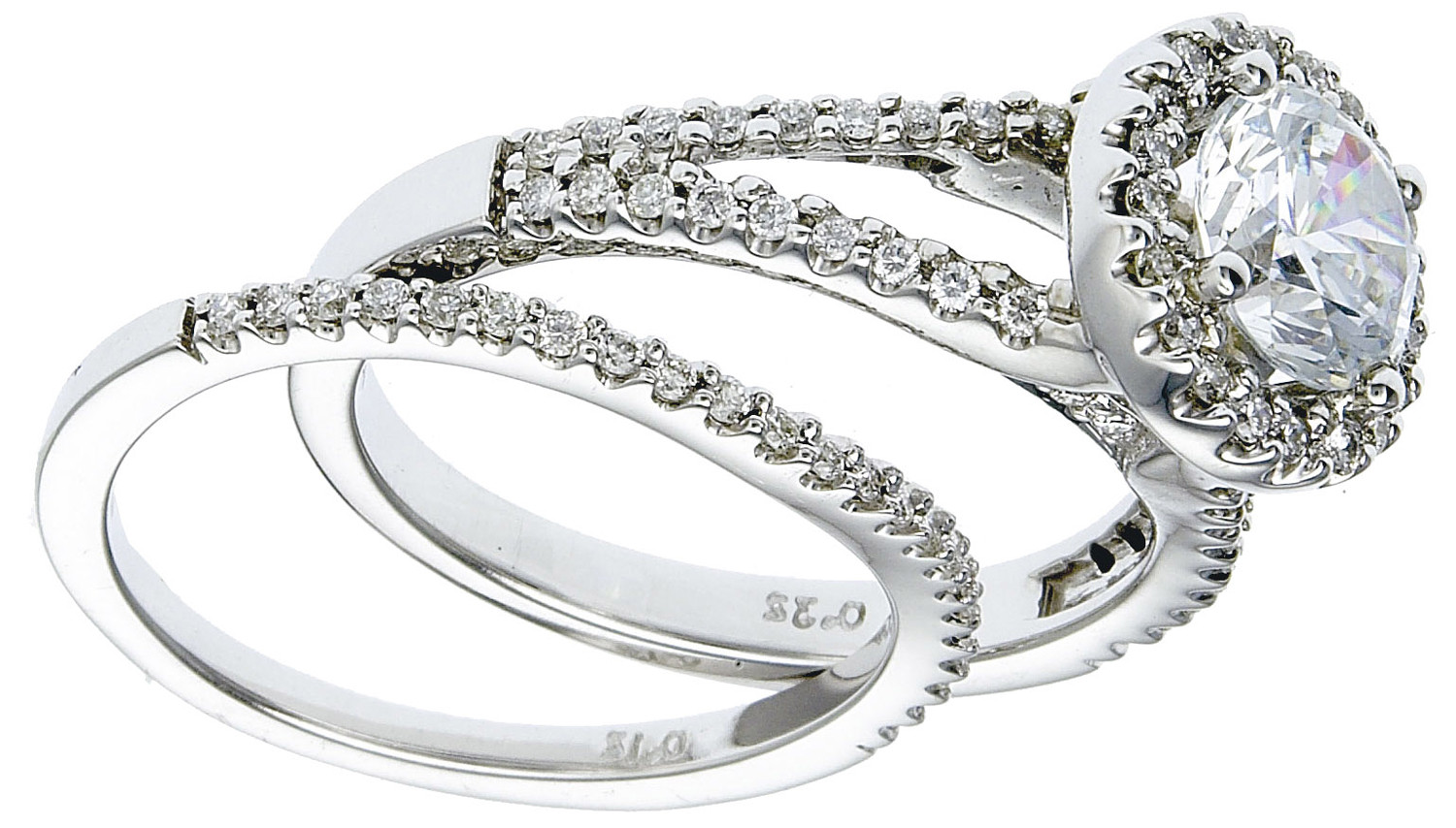Wedding Ring Sale
 Engagement Rings Sale White Gold set with Diamonds