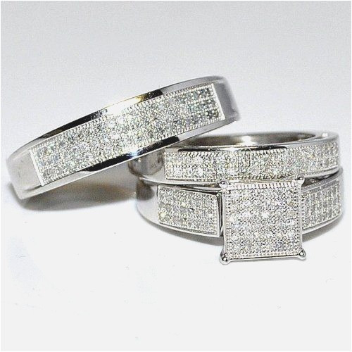 Wedding Ring Sets Cheap
 Cheap Trio Wedding Ring Sets Bromente Cheap White