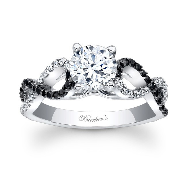 Wedding Rings Black Diamond
 Barkev s Black Diamond Engagement Ring 7714LBK