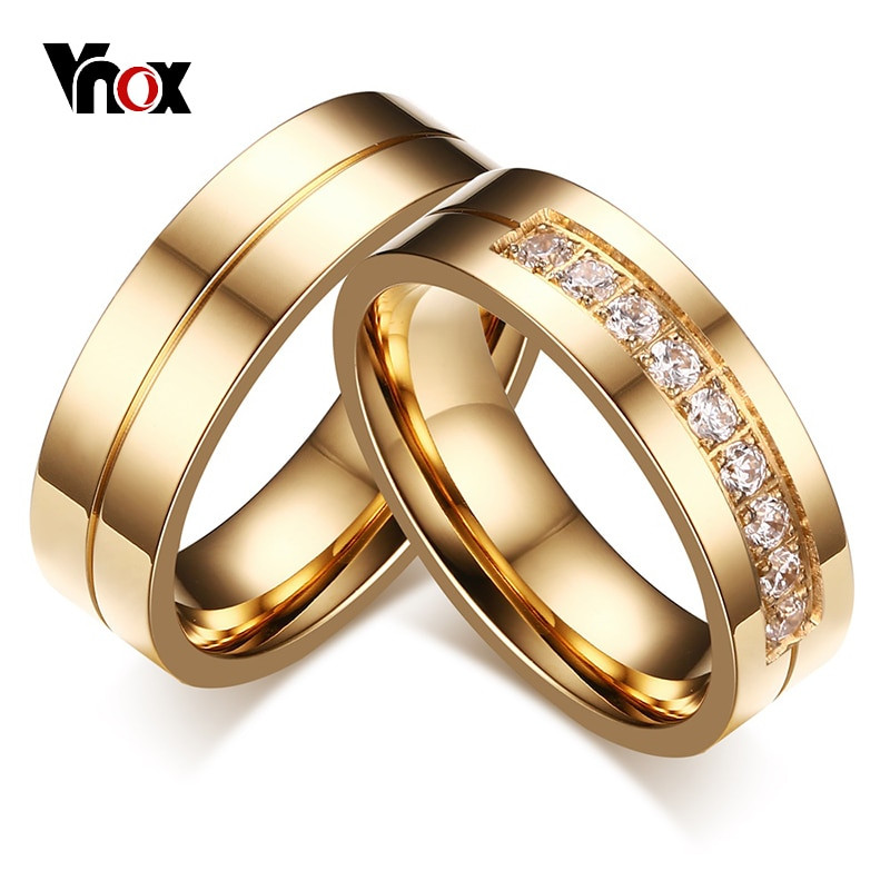 Wedding Rings Com
 Vnox 1 Pair Wedding Rings for Women Men Couple Promise