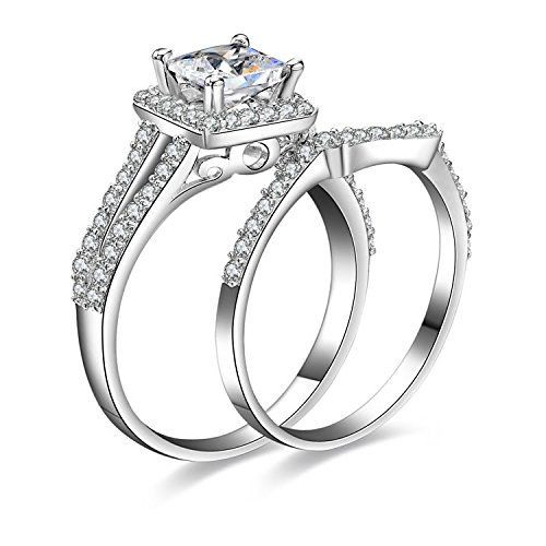 Wedding Rings For Women Cheap
 Jewelrypalace Women s 1 3ct Princess Cut Cubic Zirconia