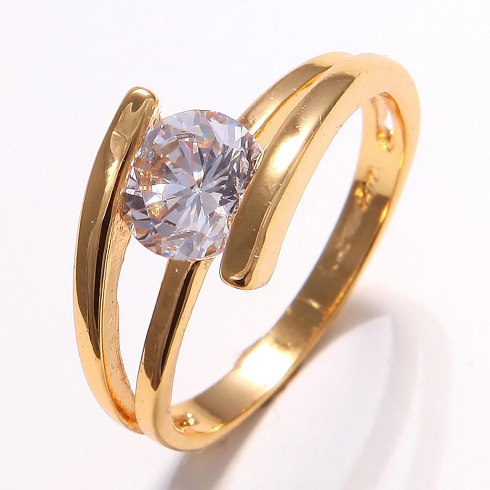 Wedding Rings For Women Cheap
 Wholesale Price 10K Yellow Gold Filled Womens White