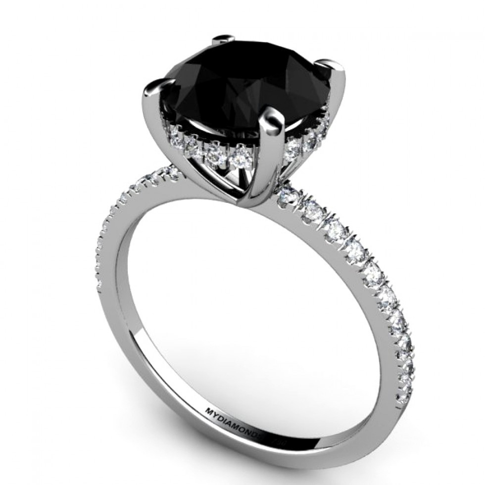 Wedding Rings With Black Diamonds
 Glamour and Cheap Black Diamond Wedding Ring Sets for