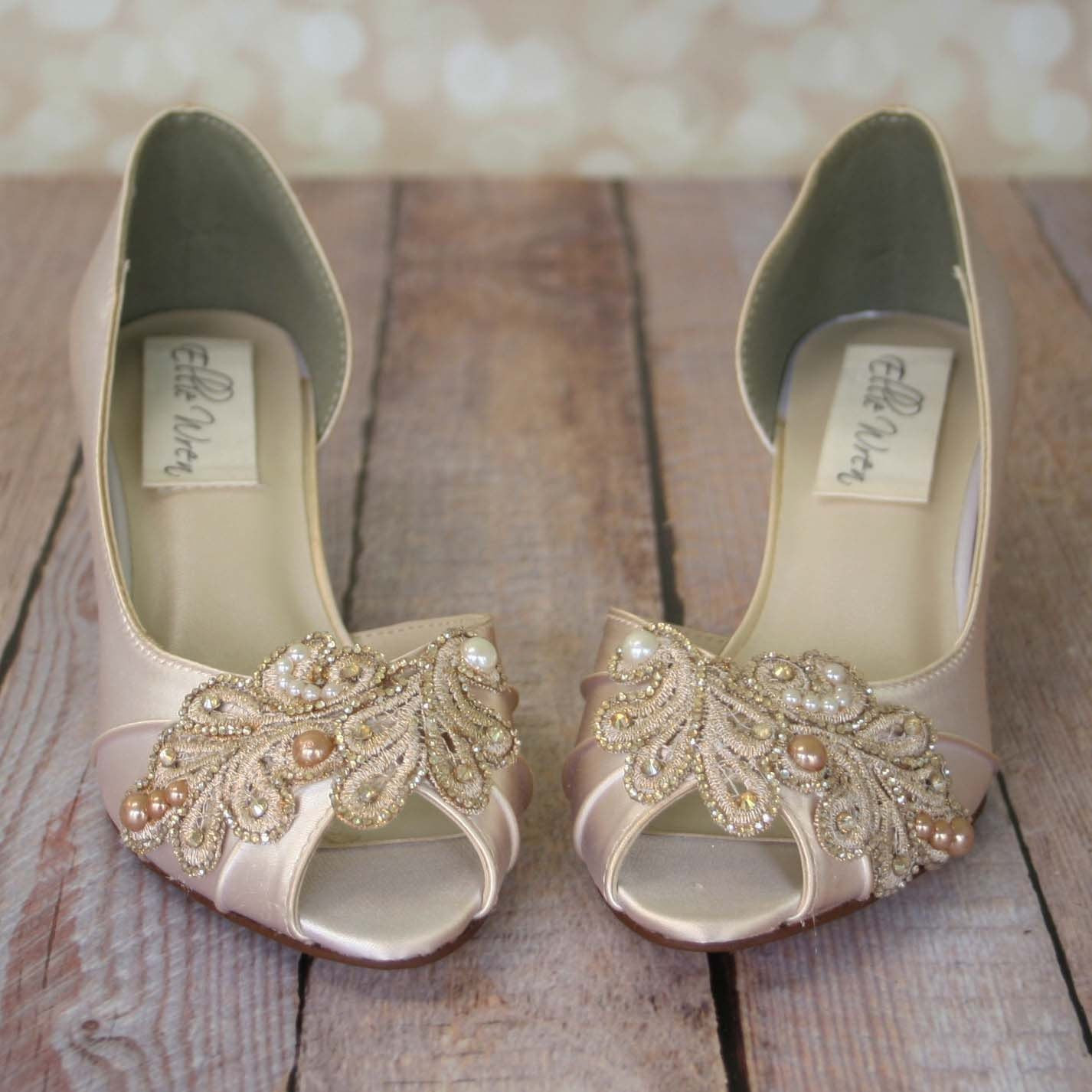Wedding Shoes For Bride Ivory
 Ivory Wedding Shoes Champagne Wedding Shoes Ivory Bridal