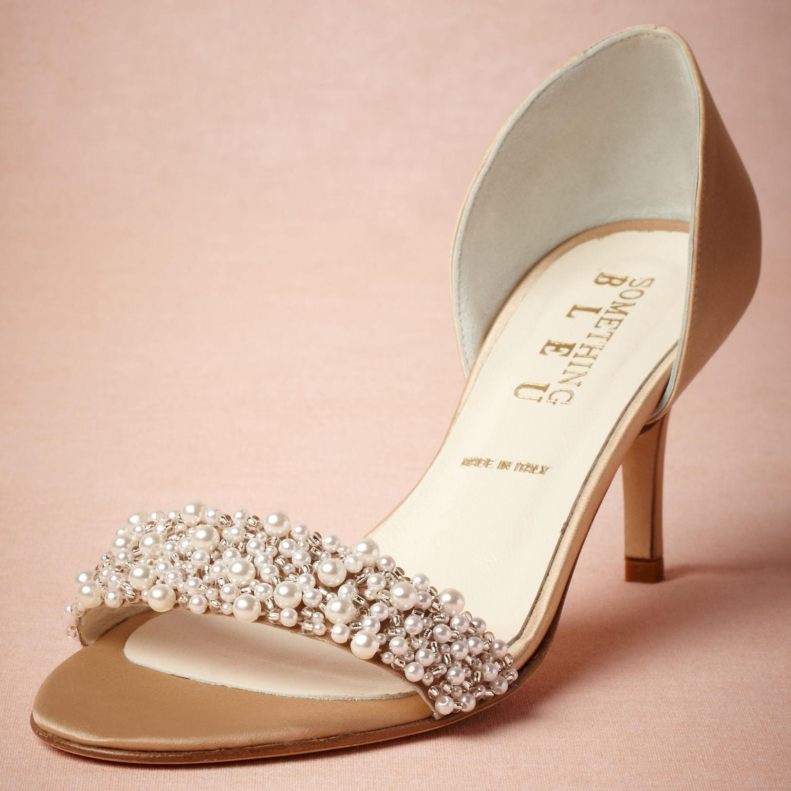 Wedding Shoes Online
 Satin Low Heel Wedding Shoes Pumps Slip ons Sandals Gold