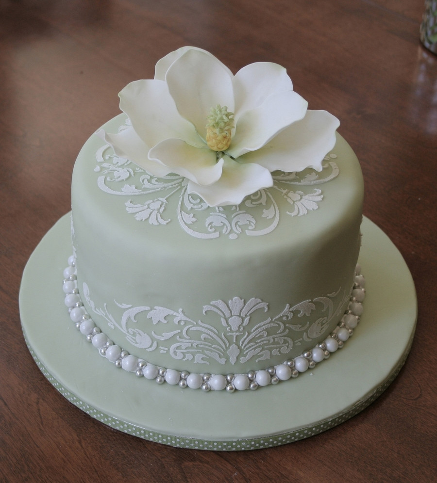 Wedding Shower Cake
 Magnolia Bridal Shower Cake CakeCentral