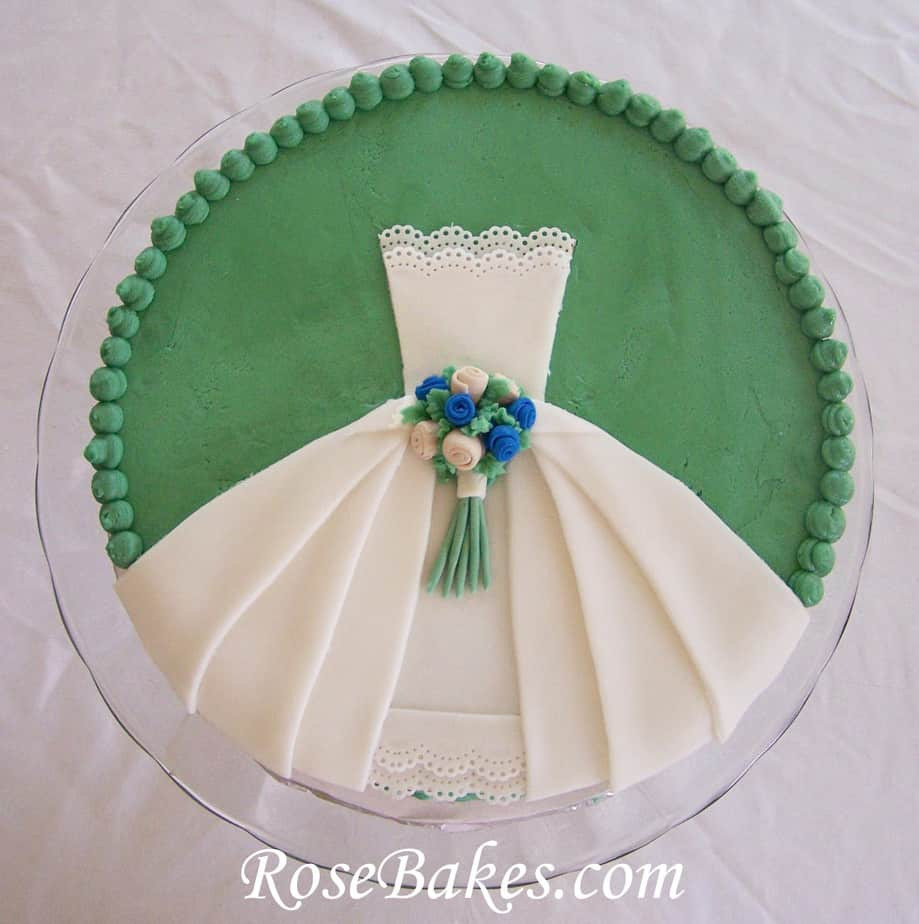 Wedding Shower Cake
 Wedding Dress Bridal Shower Cake