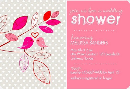 Wedding Shower Invite Wording
 Bridal Shower Invitation Wording Ideas From PurpleTrail
