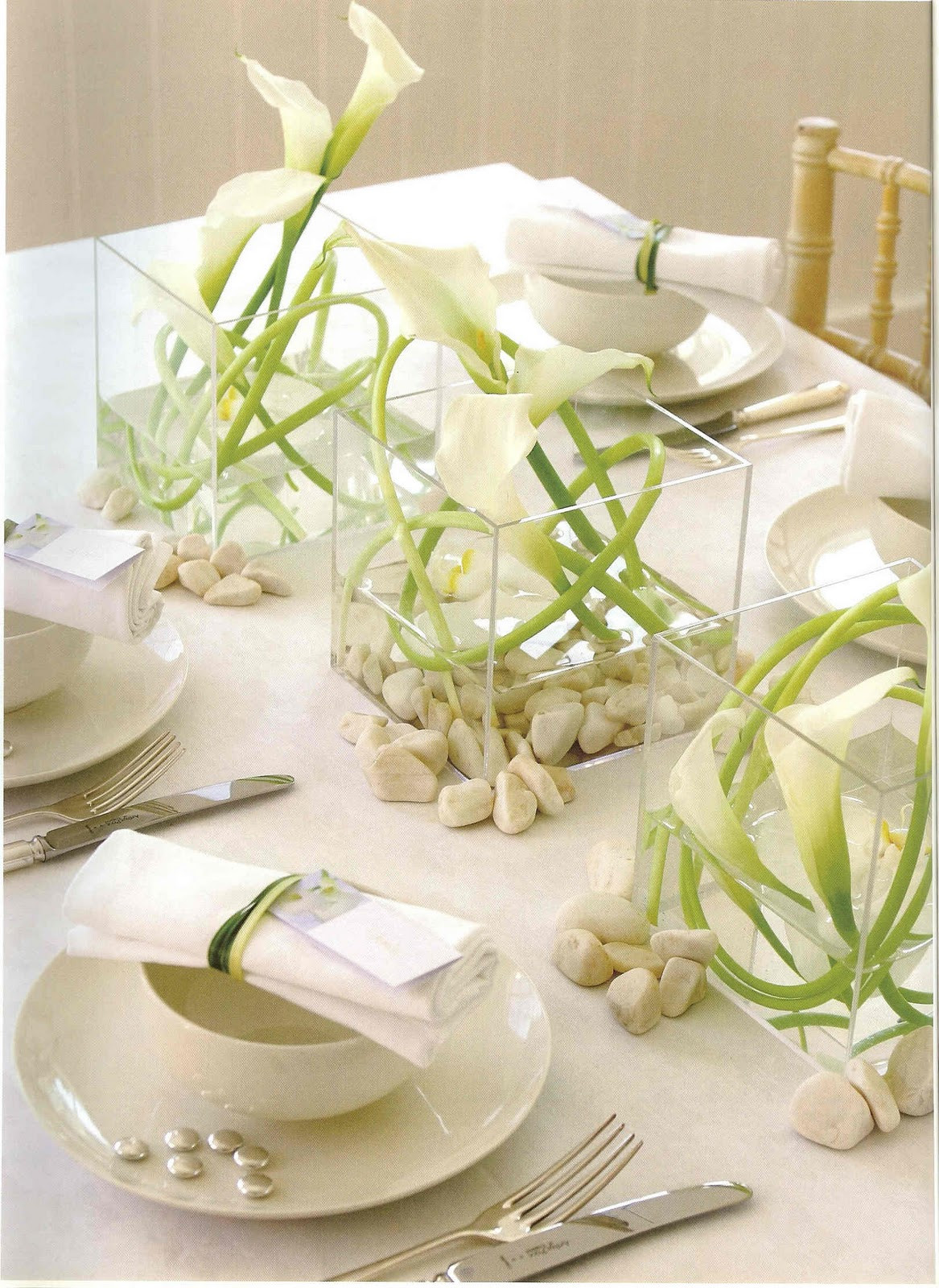Wedding Tables Decoration
 Premium Flowers Wedding Themes Calla Lily