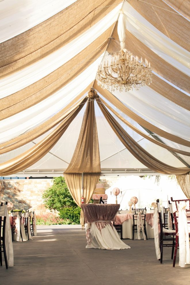 Wedding Tent Lighting DIY
 Check out this super sweet DIY vintage and modern wedding