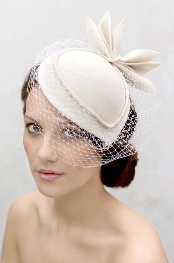 Wedding Veil Fascinator
 10 Bridal Fascinators & Hats