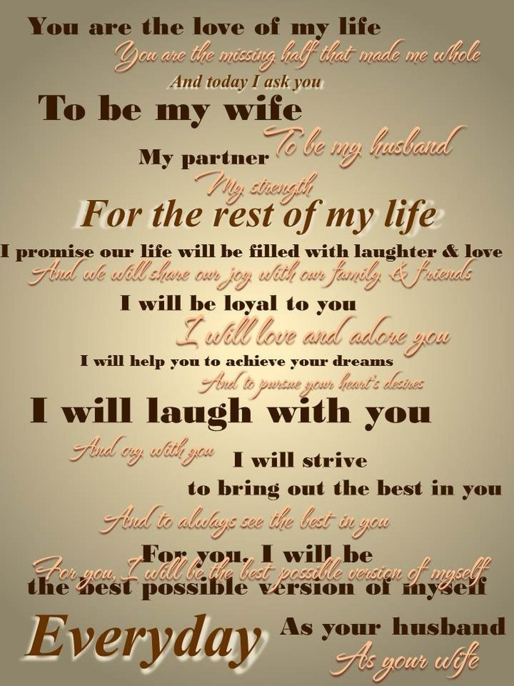 Wedding Vows From Bride To Groom
 Funny Wedding Vows Make Your Guests Happy cry