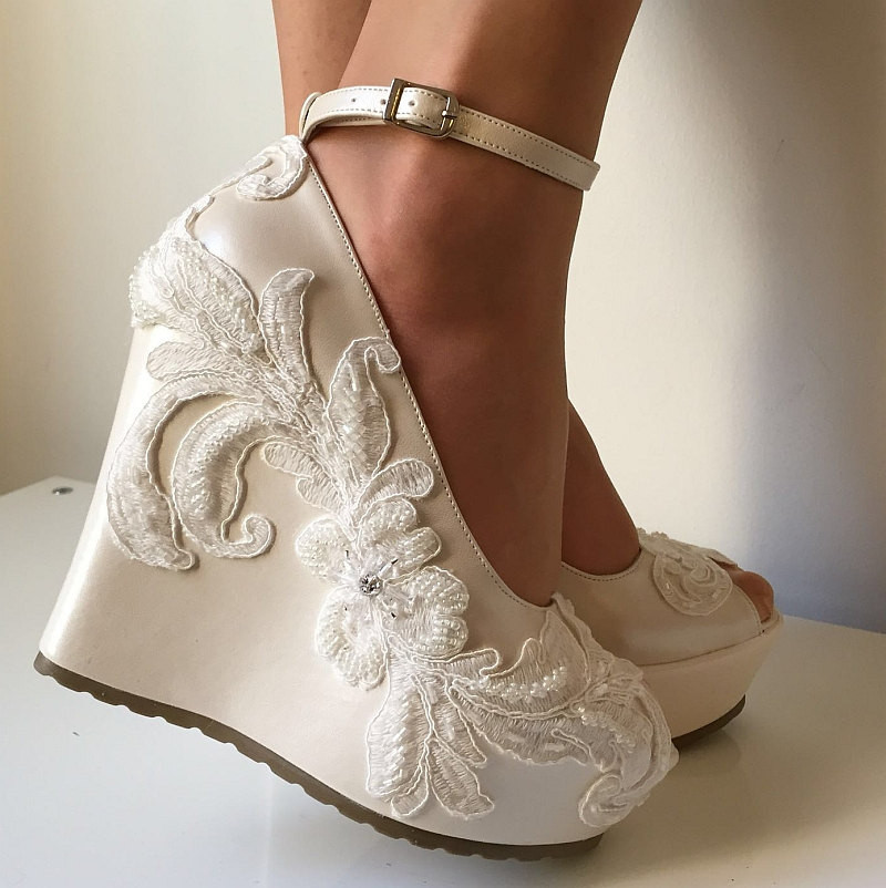 Wedge Shoes For Wedding
 Wedding Wedding Wedge Shoes Bridal Wedge ShoesBridal