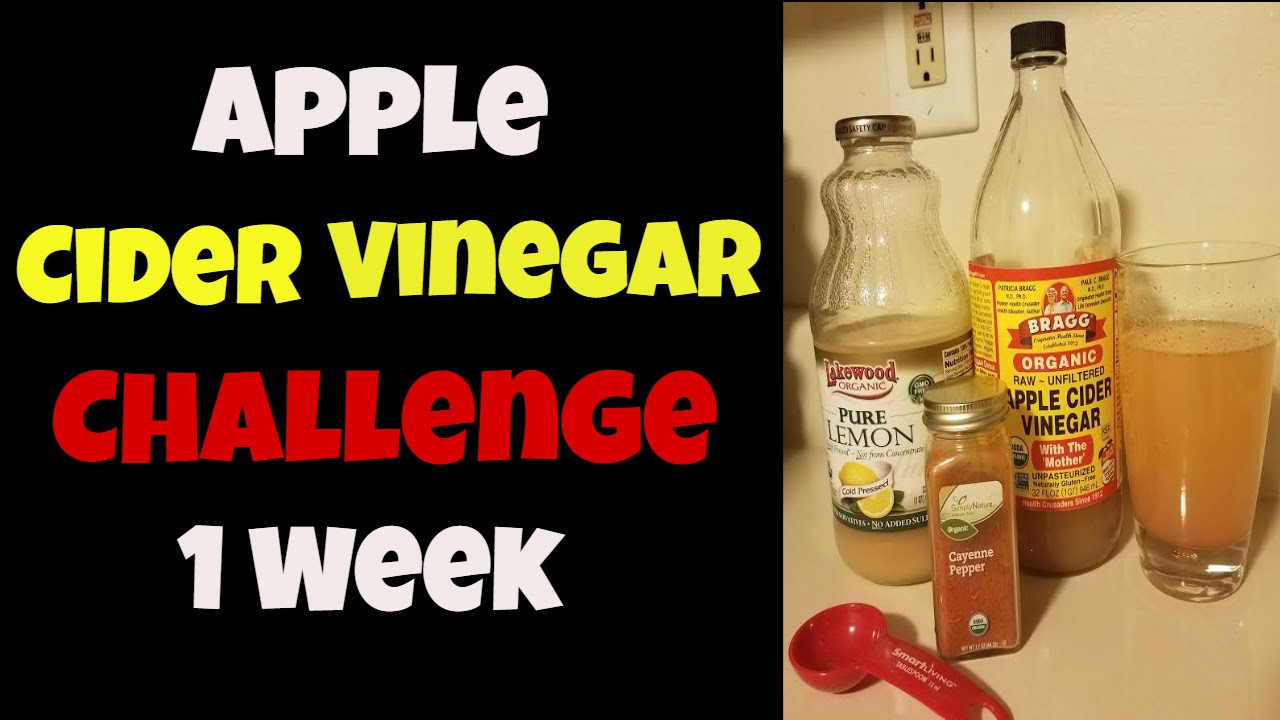 Weight Loss With Apple Cider Vinegar
 1 Week Bragg Apple Cider Vinegar Challenge PICS