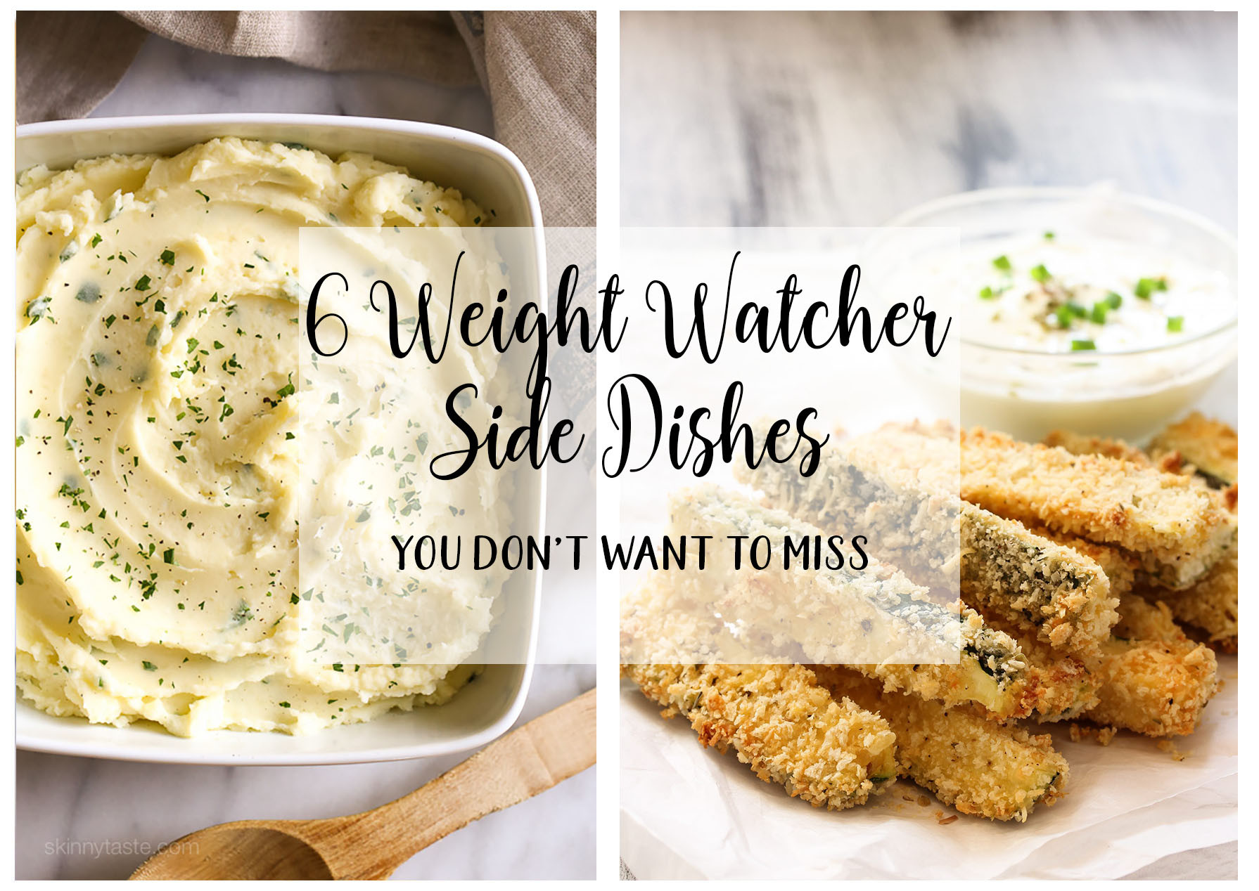 Weight Watcher Side Dishes
 6 Weight Watcher sides you will eat over and over
