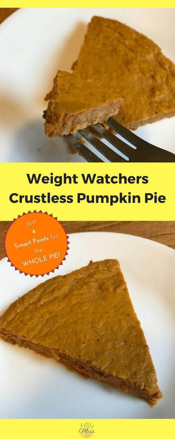 Weight Watchers Pumpkin Pie Recipe
 Weight Watchers Crustless Pumpkin Pie Recipe