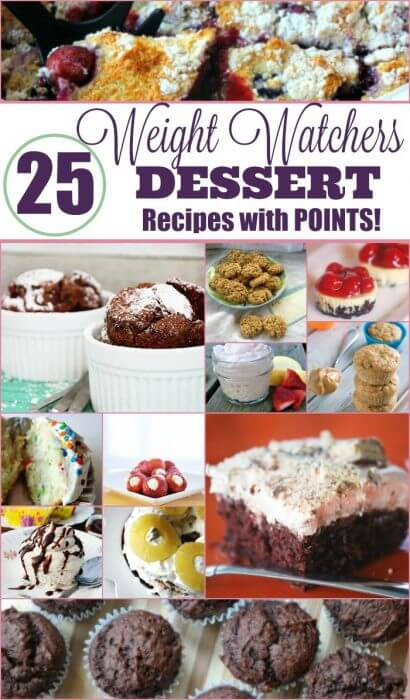 Weight Watchers Smart Points Desserts
 25 Weight Watchers Dessert Recipes with Points Plus Real