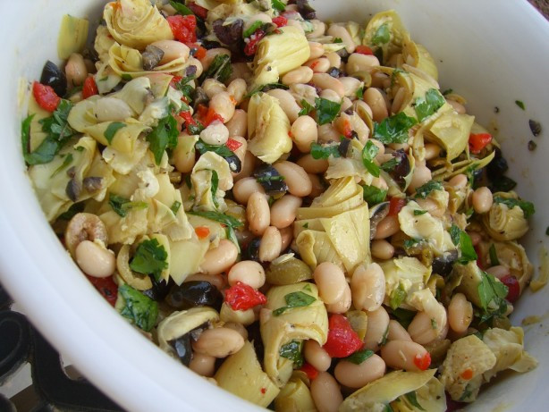 White Bean Salad Recipes
 Antipasto Style White Bean Salad Recipe Food