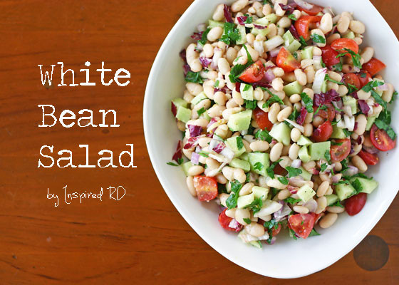 White Bean Salad Recipes
 Simple No Cook Summer Meal White Bean Salad Inspired RD