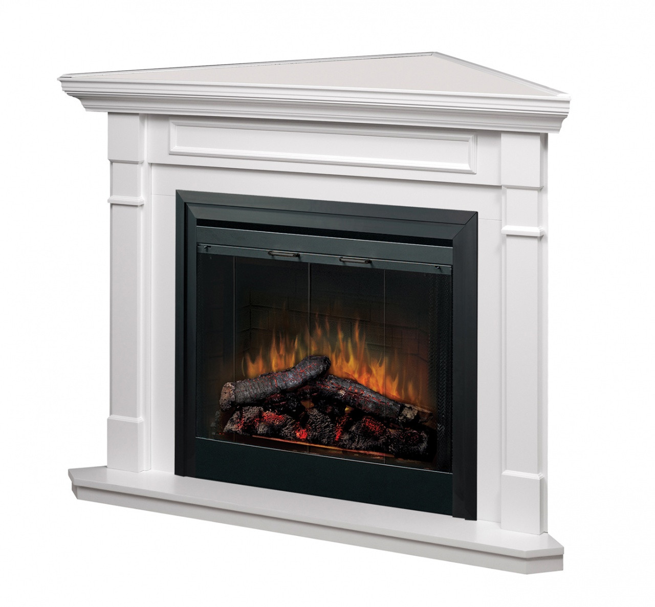 white corner fireplace        <h3 class=
