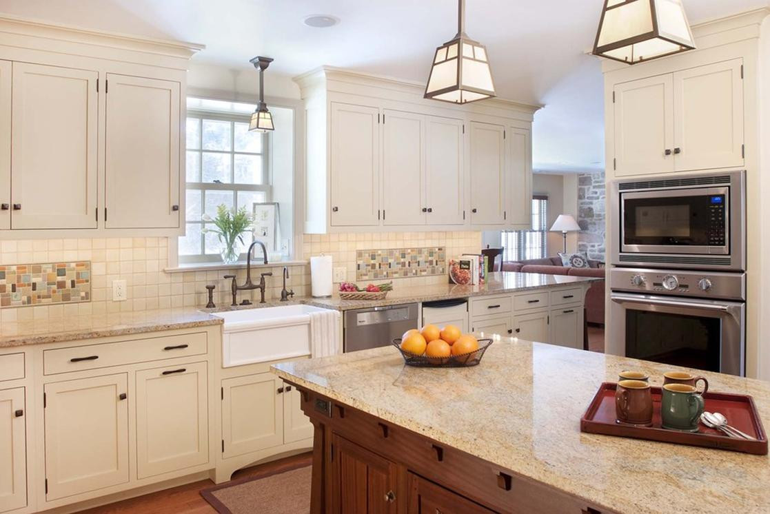 White Kitchen Cabinet Styles
 Delorme Designs WHITE CRAFTSMAN STYLE KITCHENS