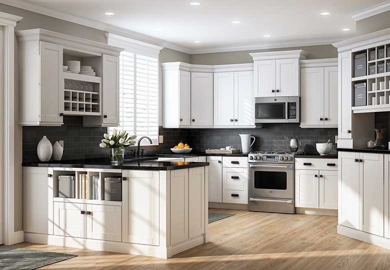 White Kitchen Cabinet Styles
 Kitchen Cabinets at The Home Depot