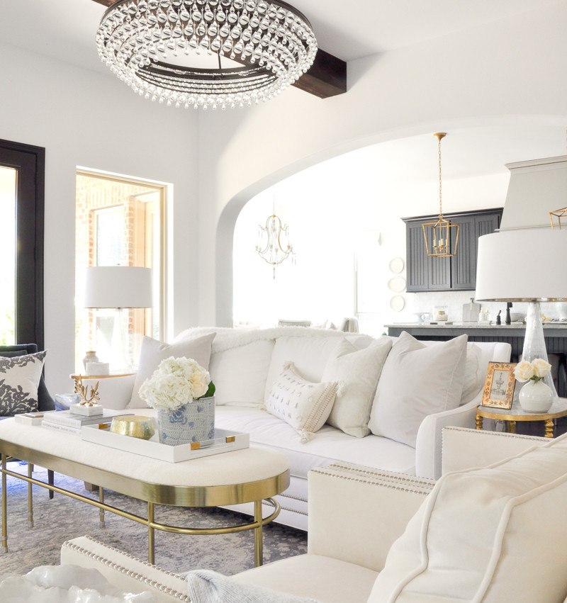 White Living Room Ideas
 Living Room Makeover Reveal by Decor Gold Designs