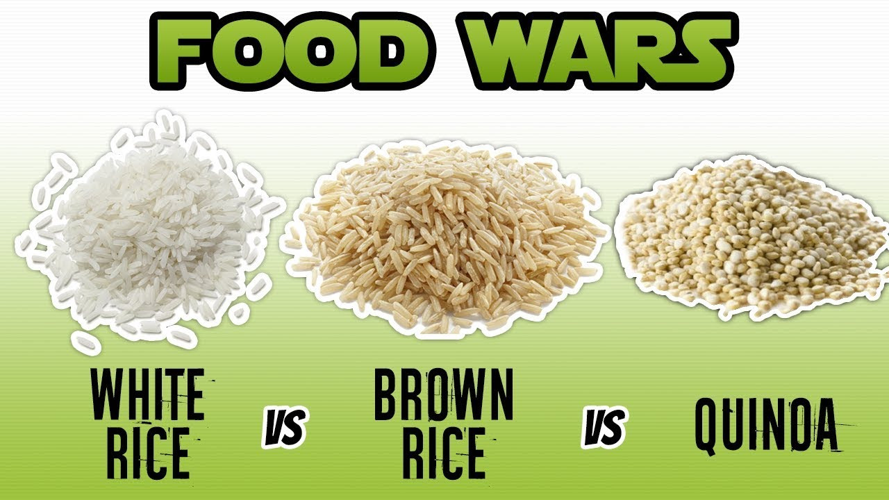 White Rice Vs Brown Rice
 White Rice vs Brown Rice vs Quinoa Nutrition Facts WHAT