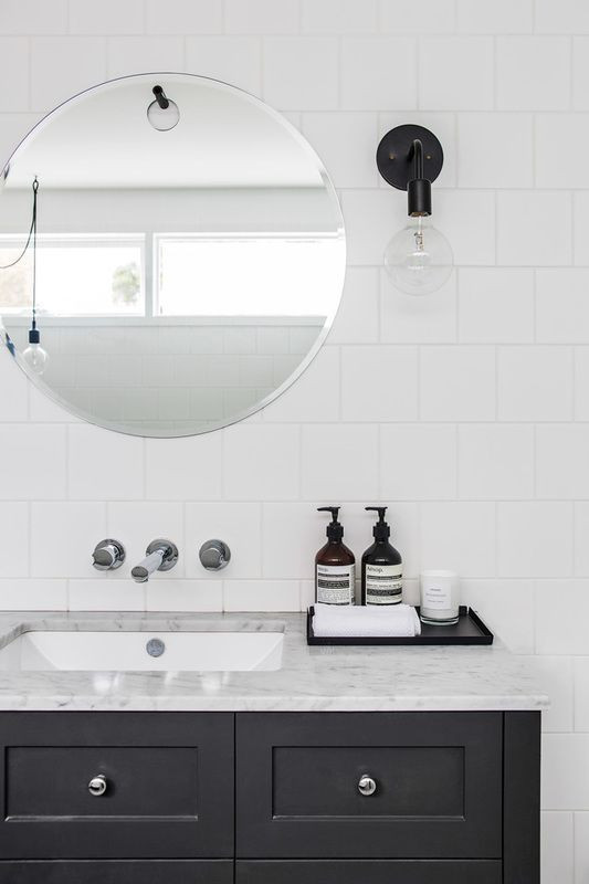 White Square Tile Bathroom
 Projects That WOW With Standard 4x4 6x6 Square Tiles