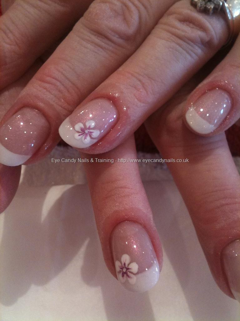 White Tips Nail Art
 Eye Candy Nails & Training White tips and White flower
